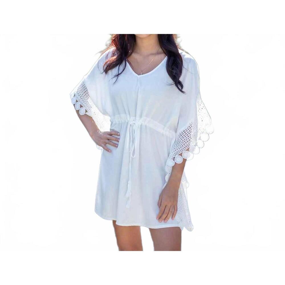 NEW THE ROYAL STANDARD castara cover up in white